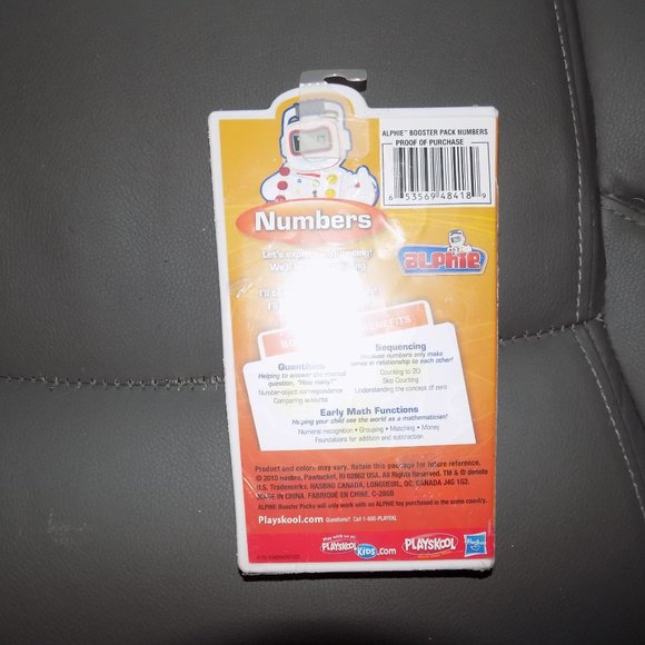 Alphie Numbers Booster Pack Playskool NEW - Picture 3 of 3